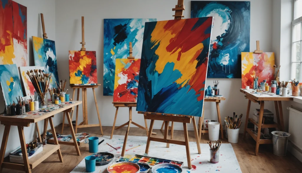 Techniques de peinture moderne