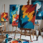 Créer des chefs-d’œuvre modernes : secrets des techniques de peinture acrylique